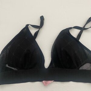 Medium Black Mesh Juicy Couture Triangle Bralette